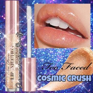 Too Faced Limited Edition Cosmic Crush Lip Plumping Extreme Gloss (Gold Sparkle)